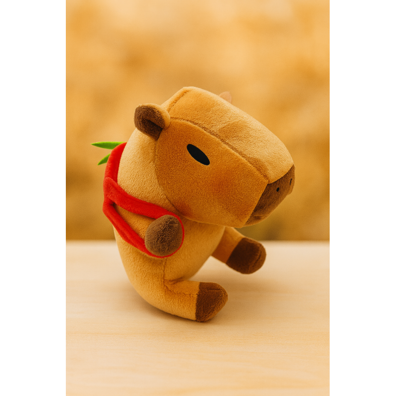 Peluche Capibara Plush, Suavidad que Enamora