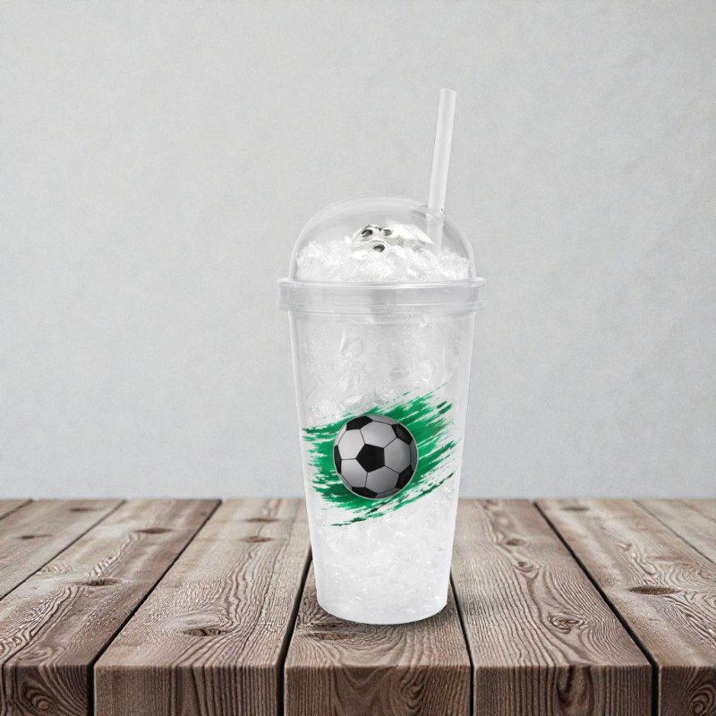 Tomatodo Fútbol Azul-Blanco Doble Pared | FROZE