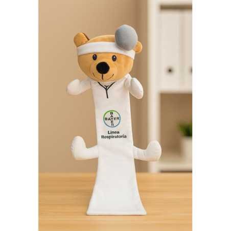 Peluche Doctor Personalizado con Estetoscopio 60 cm