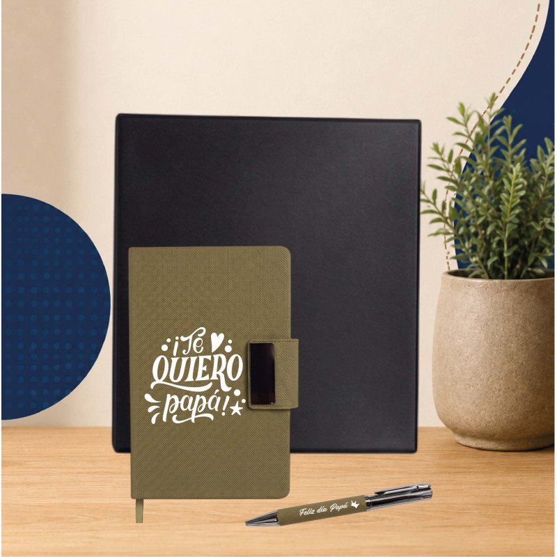 Kit Personalizado con Agenda y Bolígrafo | Regalos Corporativos