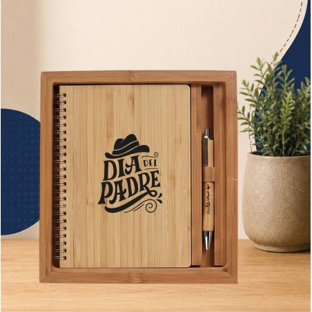 Kit de Bambú Personalizado | Regalo Corporativo Ecológico