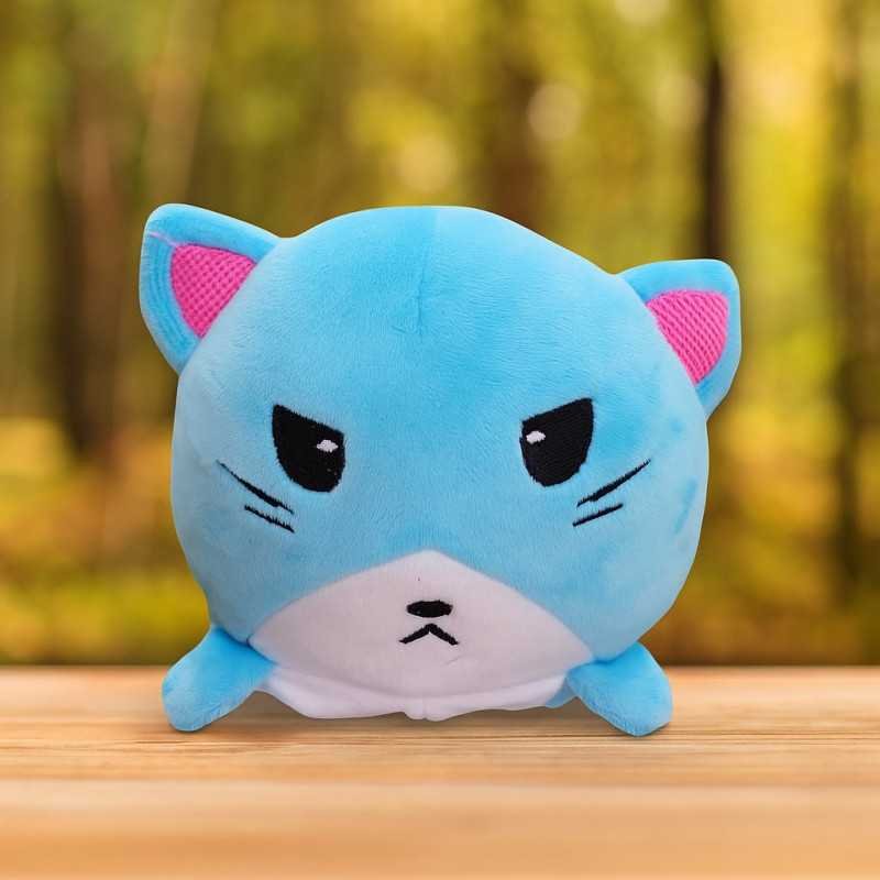 Peluche de Gato Reversible de Emociones 15 cm