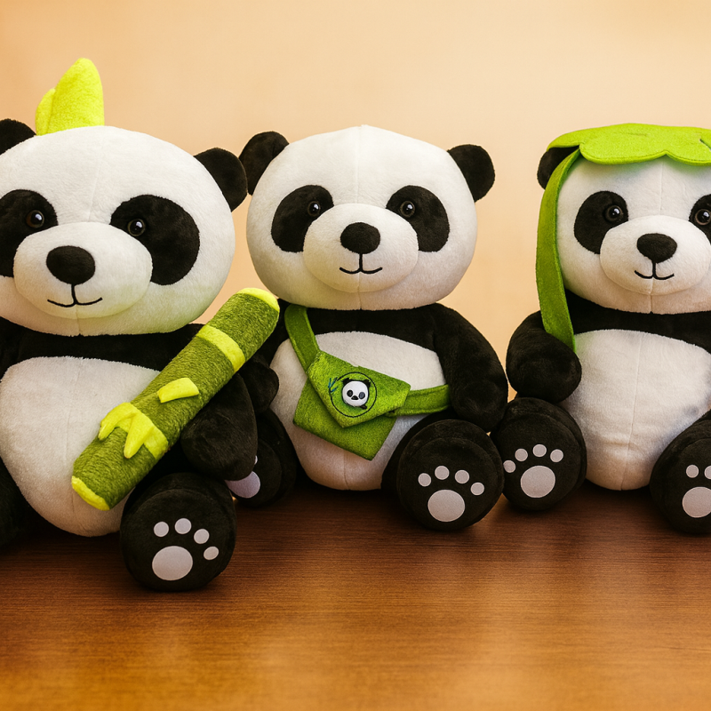 Oso Panda de Peluche Personalizado 15, 20 y 30 cm
