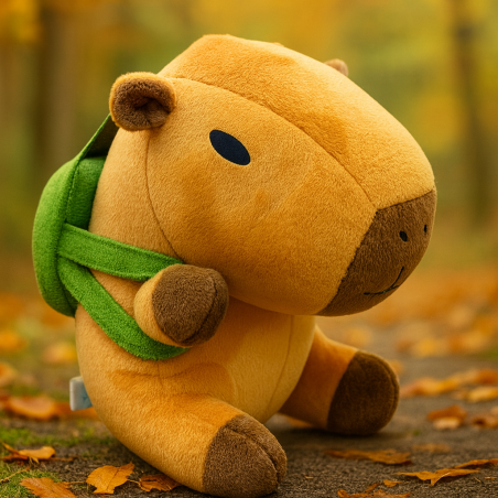 Peluche Capibara Plush, Suavidad que Enamora